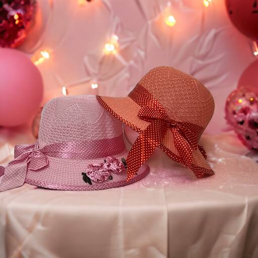 hat placed on top of the gift table