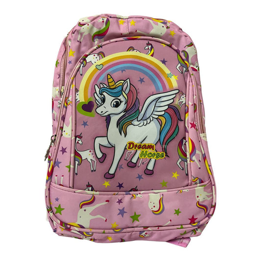 school bag with unicorn design